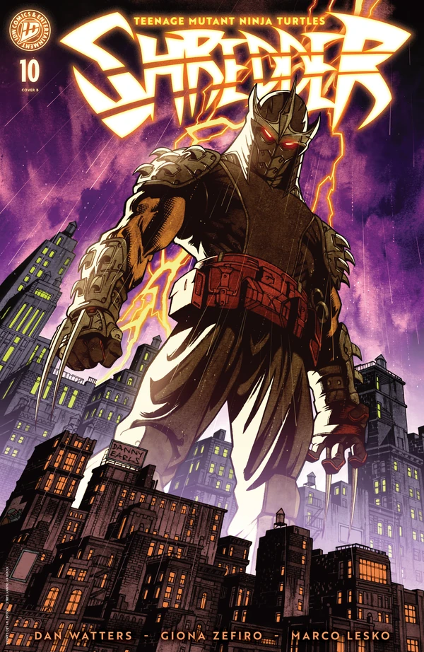 Teenage Mutant Ninja Turtles: Shredder: Danny Earls Variant #10 - Cover B